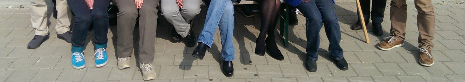 Mitarbeiter Füße Mitarbeiter Füße